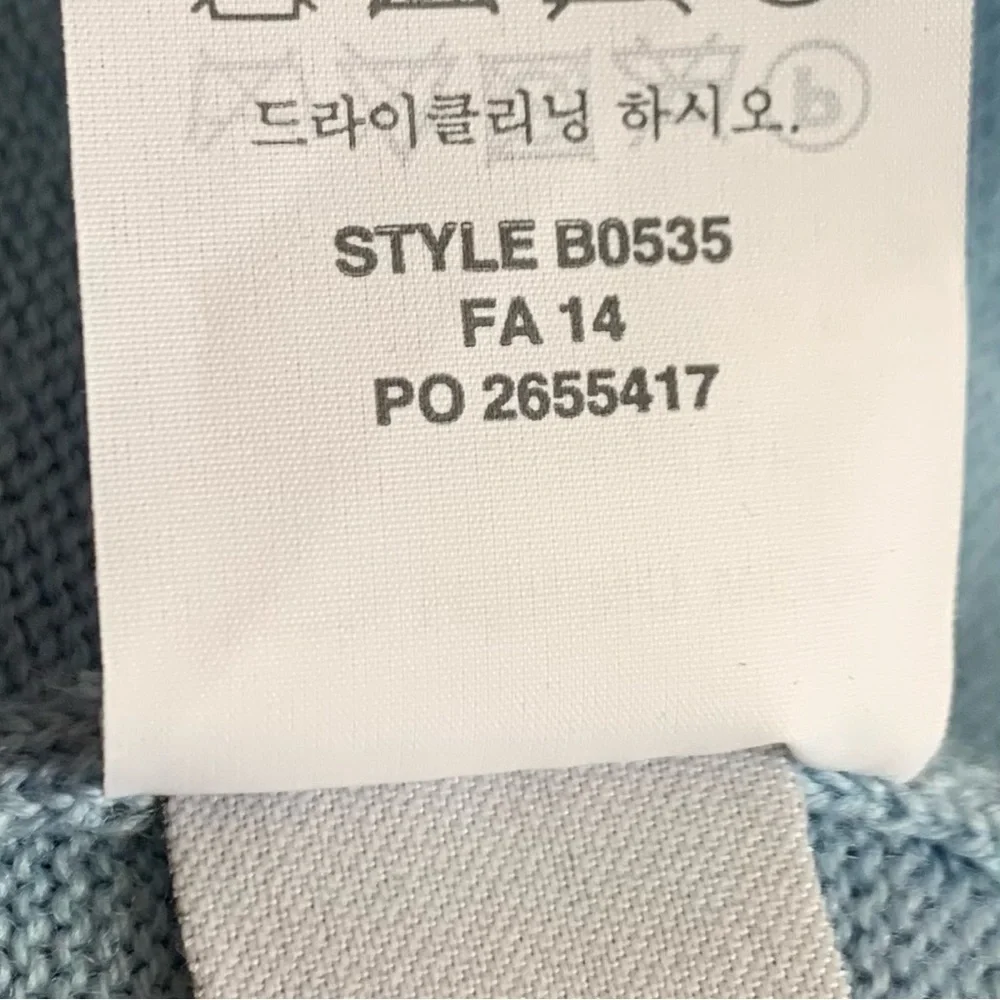 J.Crew Merino Wool Pullover Sweater Medium Light Blue